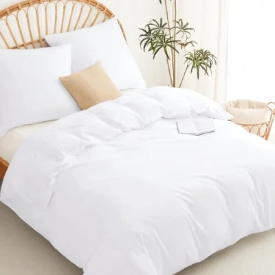 Imagen de WAVVE Funda Nórdica 220x240 cm 1pc con Almohada 80x80 2pcs, Blanco