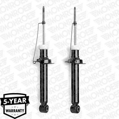 Imagen de MONROE G1259 Amortiguador Presión de gas Bitubular con asiento muelle Anillo inferior, Espiga arriba NISSAN: Maxima IV QX Berlina