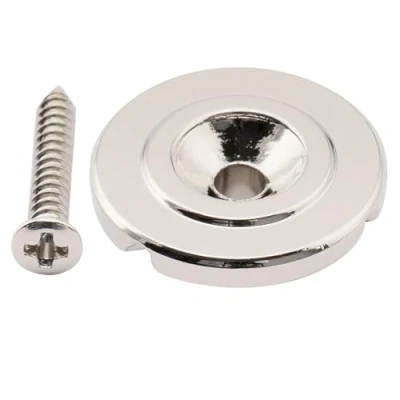Imagen de Musiclily Pro Acero Round Vintage Guía Cuerda Bajo para Eléctrico Jazz Bass/Precision Bass, Niquelado