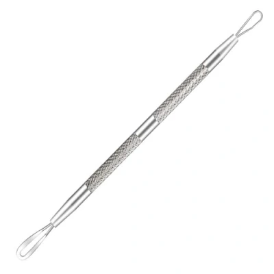 Imagen de YNR Extractor de espinillas y acné con aguja, herramienta doble para eliminar puntos negros faciales