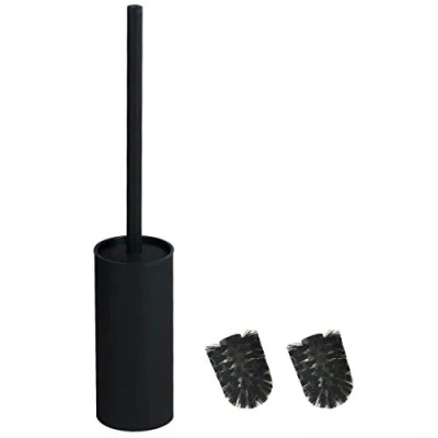 Imagen de BGL Cepillo de Inodoro pie Acero Inoxidable para decoración baño (Negro)
