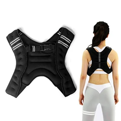Imagen de APOE Chaleco de Peso 5kg 8kg 10kg, Lastrado con Incluido Cómodo Transpirable para Entrenamiento Fuerza, Correr, Fitness