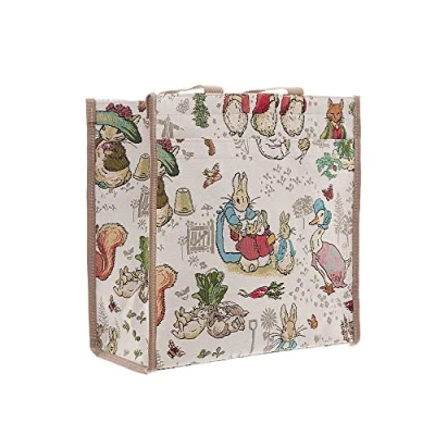 Imagen de Signare SHOP BP Peter Bolso de hombro para mujer, diseño Beatrix Potter Rabbit (Beatrix Potter, PETER), One Size