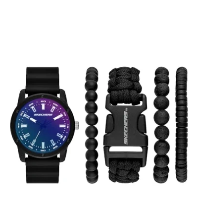 Imagen de Skechers Reloj Analógico para Hombres de Cuarzo con Correa en Silicona SR9083