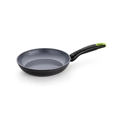 Imagen de MONIX Eco Nature Sartén 18 cm, aluminio forjado reciclado, cerámica antiadherente reforzada, apta para todo tipo de cocina e inducción