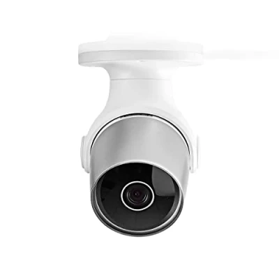 Imagen de Nedis cámara para Exteriores SmartLife Sistema de Seguridad con Sensor Movimiento wi fi, Full HD 1080p, Modo visión Nocturna, IP65 Blanco Plateado