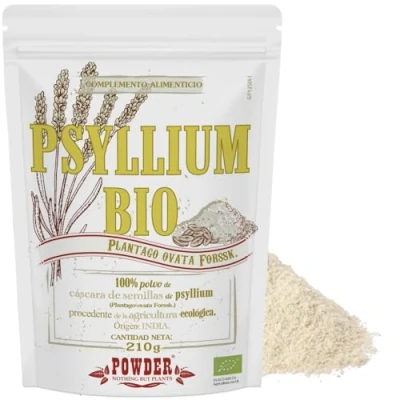 Imagen de PSYLLIUM ECOLÓGICO en POLVO * 30 raciones / 210 g Aporte natural de fibra, acción laxante, protector la mucosa intestinal Garantía satisfacción o reembolso Fabricado Francia