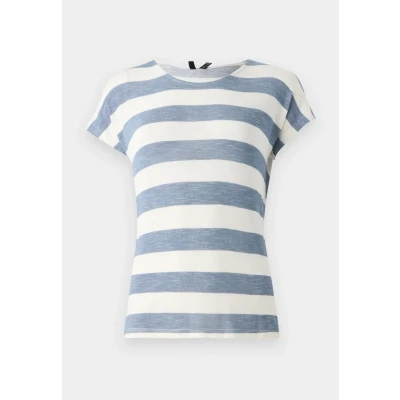 Imagen de Vero Moda Vmwide Stripe Camiseta estampada, Mujer, Talla: Large, China blue
