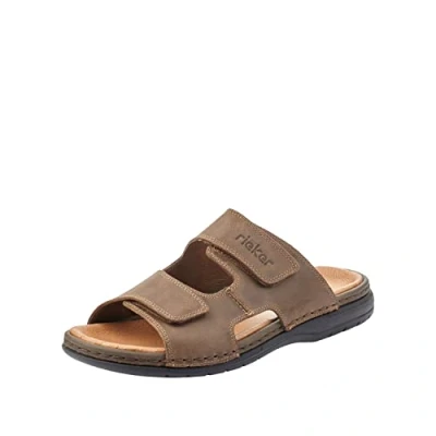 Imagen de Rieker Christoph Sandalias planas, Hombre, Talla: 41, Tabak Zapatos