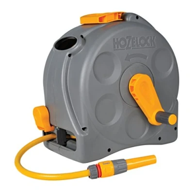 Imagen de Hozelock Carrete compacto Compact Reel con 25 m de manguera y todos los accesorios listo para su uso