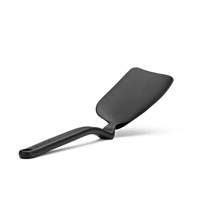 Imagen de Dreamfarm Mini Chopula Utensilio de cocina súper flexible para voltear, picar y servir espátula, alimentos en la sartén, color negro