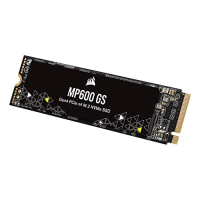 Imagen de Corsair MP600 GS 1 TB SSD PCIe Gen4 x4 NVMe M.2 TLC NAND de Alta Densidad 2280 Compatibilidad con DirectStorage hasta 4.800 MB/s Genial para Portátiles 4.0 Negro