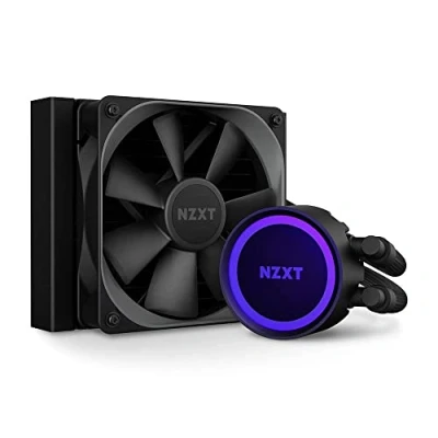 Imagen de NZXT Kraken 120 AIO Refrigeracion liquida PC para procesador de Disipador calor CPU caja Funcionamiento silencioso LED RGB Ventilador radiador 120mm Color Negro RL KR120 B1