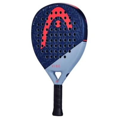 Imagen de HEAD Vibe 2025 Pala de pádel, Color Negro y Rojo