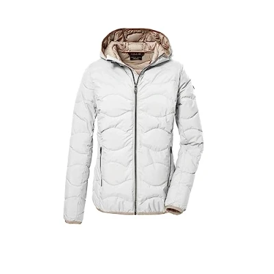 Imagen de G.I.G.A. DX mujer Chaqueta acolchada con capucha/chaqueta funcional impermeable GW 21 WMN QLTD JCKT, broken white, 42, 39845 000