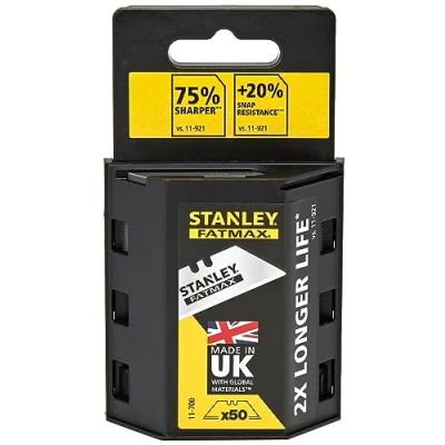 Imagen de Stanley 4 11 700 50 cuchillas Fatmax trapezoidal