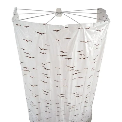 Imagen de RIDDER Sylt Cortina de Ducha Repuesto, 100% PEVA, Color Beige, Aprox. 210 x 170 cm.