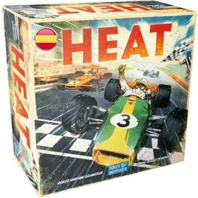 Imagen de Days of Wonder Heat Juego De Mesa Carreras para Adultos y Familias a Partir 10 Años 1 6 Jugadores 45 60 Minutos por Partida Español