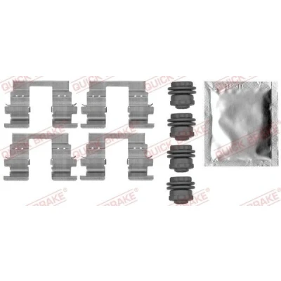 Imagen de QUICK BRAKE 109 0013 Kit de accesorios, pastillas frenos OPEL: Mokka / X, Insignia B Grand Sport, Astra K Hatchback, CHEVROLET: Cruze Berlina