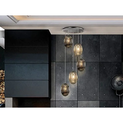 Imagen de Schuller OVILA LAMP 5L SMOKE COÑAC
