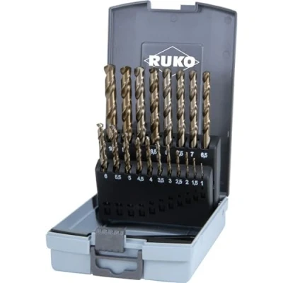 Imagen de RUKO 215214RO Juego de brocas en espiral para metal 1 10 19