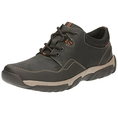Imagen de Clarks Walbeck Edge 261219237 Zapatillas para hombre, color Negro (Black Weather Proof Lea), talla 42