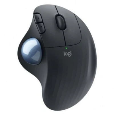 Imagen de Trackball inalámbrico Logitech ERGO M575, 2000 ppp, RF inalámbrico, Bluetooth, 20 Meses, 5 Botones, Negro