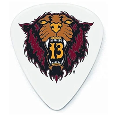 Imagen de JIM DUNLOP Púas Blackline II Alan Forbes, Saco de 36, Tiger, Blanco, 1mm