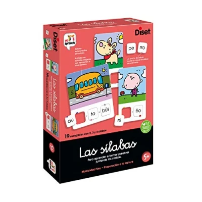Imagen de Diset las Sílabas, Juego educativo para aprender letras y el abecedario niños a partir de 5 años