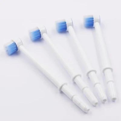 Imagen de puntas de repuesto compatibles con Waterpik Water Flosser; cabezal cepillo irrigador oral Waterpik, 4 cabezales para WP 662; 667CD;
