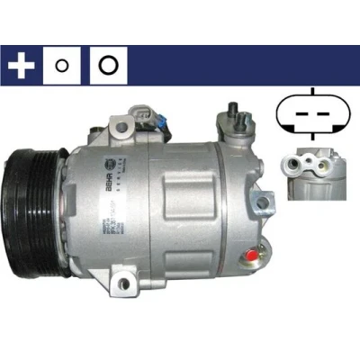 Imagen de MAHLE ORIGINAL ACP 62 000S Compresor de Aire Acondicionado CVC6 12 PAG 46 R 134 a con junta anular OPEL: Astra G Berlina, CC