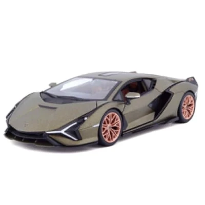Imagen de Bburago B18 21099G Lamborghini SIAN FKP 37, Verde, Escala 1:24, diseños y Colores Variados, Adultos unisex