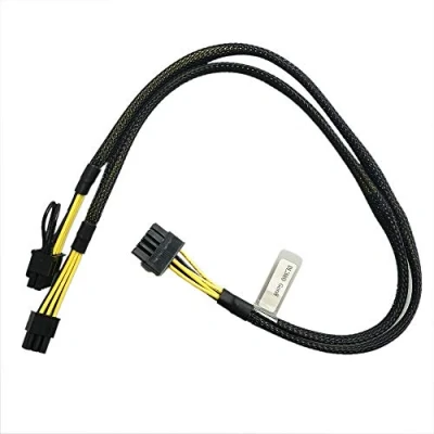 Imagen de Zahara Cable de alimentación GPU 10 Pines a 6 + 8 para HP DL380 G8 y Top 50 cm