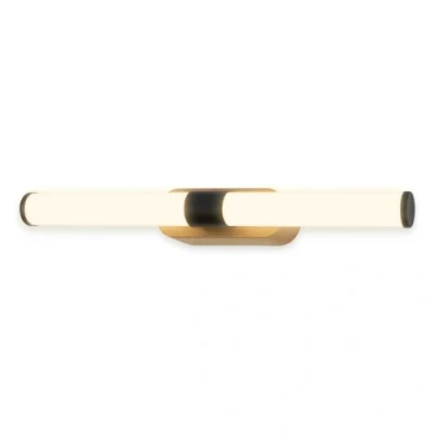 Imagen de BRILONER Aplique espejo baño IP44, resistente a las salpicaduras, luce specchio bagno, apliques de baño, 40 x 6,5 4,5 cm, madero negro