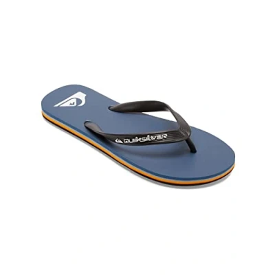 Imagen de Quiksilver Molokai CORE Tongs Sandalias de dedo, Hombre, Talla: 45, Blue 1 Fibra sintética