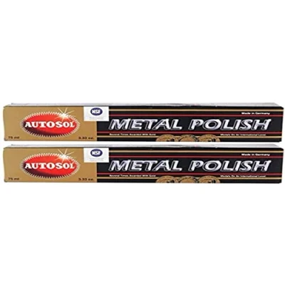 Imagen de Autosol Metal Polish, Chrome Shine, 75 ml, Paquete de 2