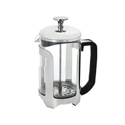 Imagen de La Cafetière Roma Cafetera de acero inoxidable, seis tazas, color plateado, en caja regalo
