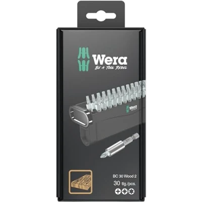 Imagen de Wera 05057438001 Bit Check 30 Wood 2 SB, piezas