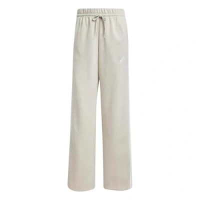 Imagen de adidas Mujer Essentials 3 Stripes Open HEM Fleece Pants, Wonder Alumina/White, S