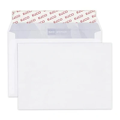 Imagen de Elco Premium Optifix Sobres autoadhesivos (500 unidades, 162 x 114 mm), color blanco