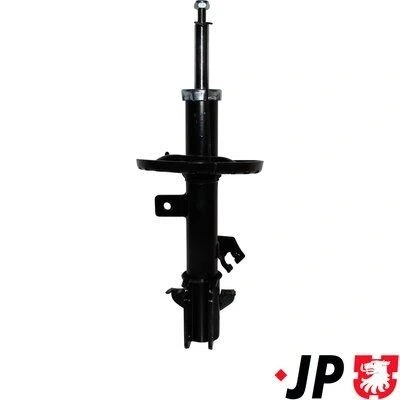 Imagen de JP GROUP 4042101480 amortiguador Eje delantero, derecha Presión de gas Bitubular Columna Espiga arriba NISSAN: MICRA 3