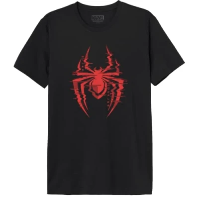Imagen de Marvel Memarcots294 Camiseta, Negro, 3XL para Hombre