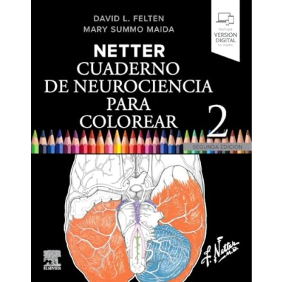 Imagen de Netter. Cuaderno De Neurociencia Para Colorear (2ª Ed.)