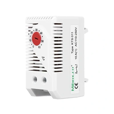 Imagen de 0 60 ℃ Interruptor de Controlador Temperatura Termostato Mecánico Eléctrico Compacto Ajustable(KTO011)