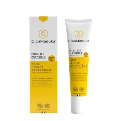 Imagen de CICAMANUKA Tratamiento labial reparador con miel de Manuka IAA15+ 15 ml
