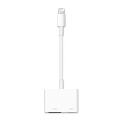 Imagen de Apple Adaptador de conector Lightning a AV digital, Blanco
