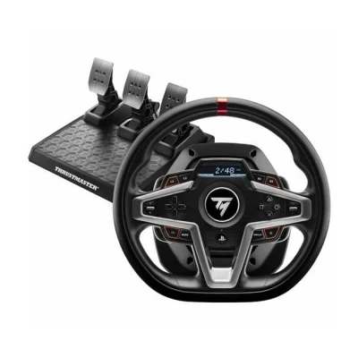 Imagen de Volante Thrustmaster T248, Con pedales, Dynamic Force Feedback, 4 Modos de presión, PS4