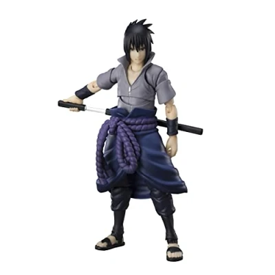 Imagen de TAMASHII NATIONS Naruto Shippuden Sasuke Uchiha He Who Bears All Hatred (Reedición) S.H.Figuarts Figura de acción