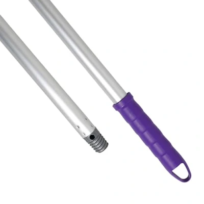 Imagen de Maya Palo ALUMINIO ANODIZADO 1,40m. Ligero, Resistente y Profesional. Mango Rosca de Polipropileno (Color Morado)