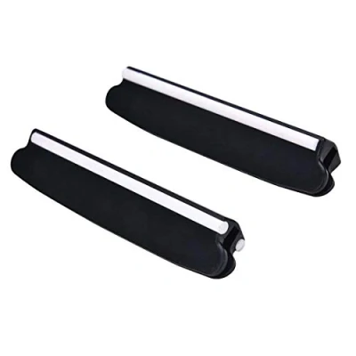 Imagen de guía de afilado cuchillos profesional, ángulo afilador aleatorio, para Whetstone, negro (2 unidades)